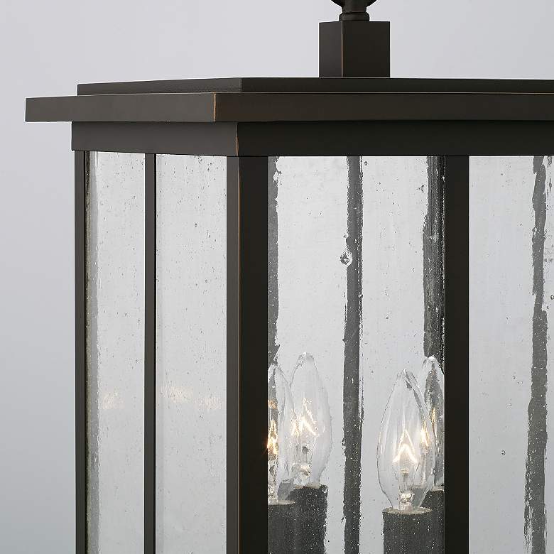 Image 3 Capital Lighting Barrett 4 Light Outdoor Hanging-Lantern Oiled Bronze more views