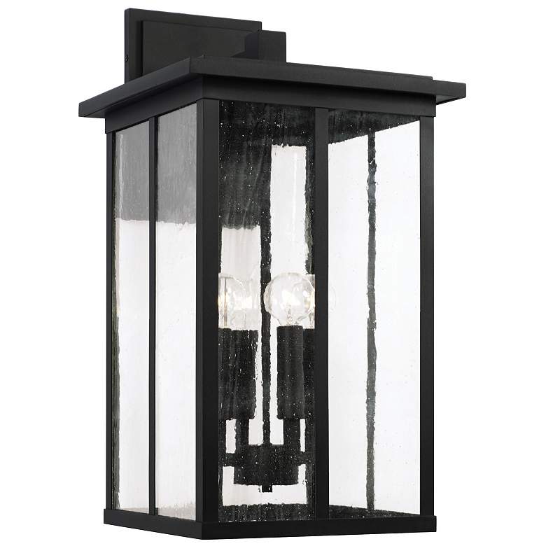 Image 1 Capital Lighting Barrett 4 Light Outdoor Wall-Lantern Black