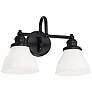 2_Capital Lighting Baxter 16 1/2" Wide 2-Light Matte Black Bath Light