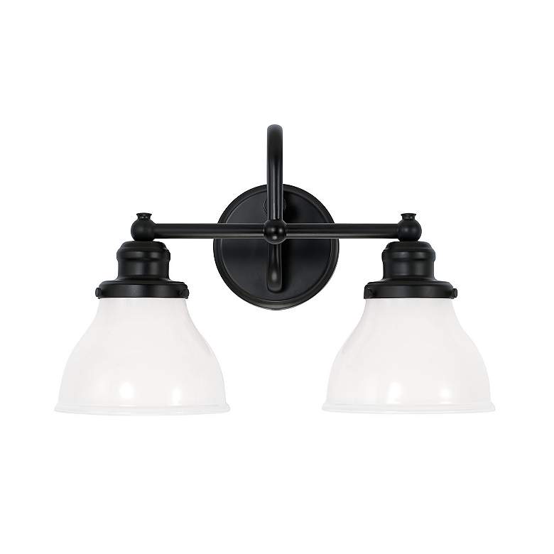 Image 4 Capital Lighting Baxter 16 1/2" Wide 2-Light Matte Black Bath Light more views