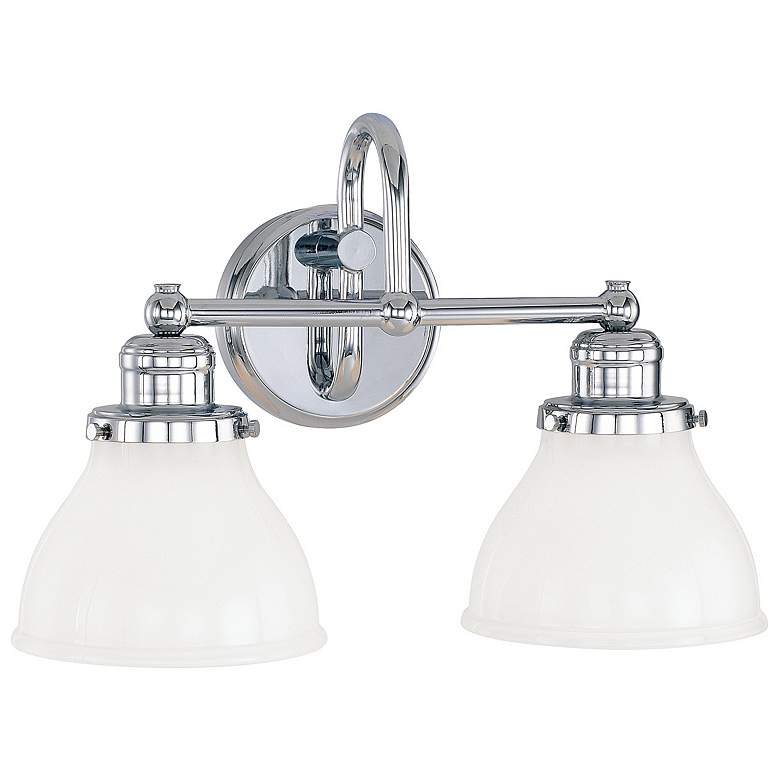 Image 1 Capital Lighting Baxter 16 1/2" Wide Chrome Finish Vanity Bath Light