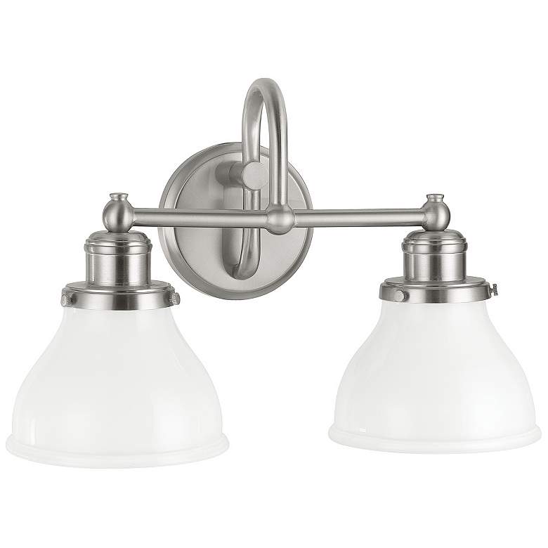 Image 1 Capital Lighting Baxter 2 Light Vanity Brushed Nickel