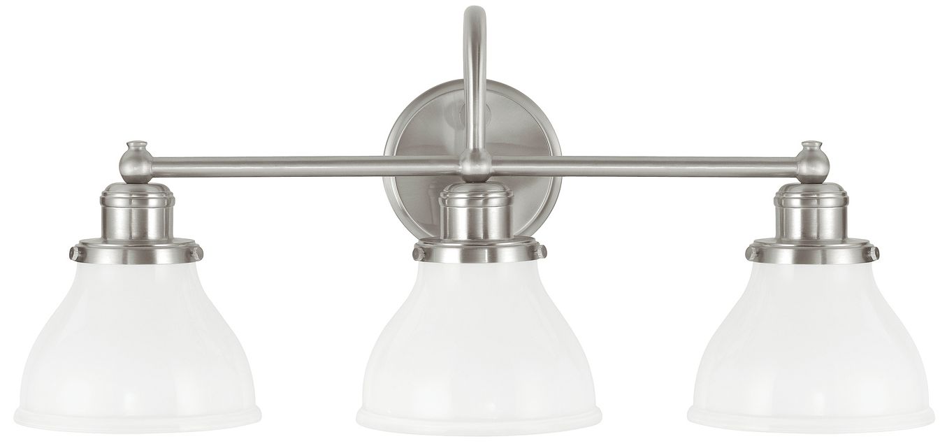 Capital Lighting Baxter 24 1/4" Wide Brushed Nickel 3-Light Bath Light