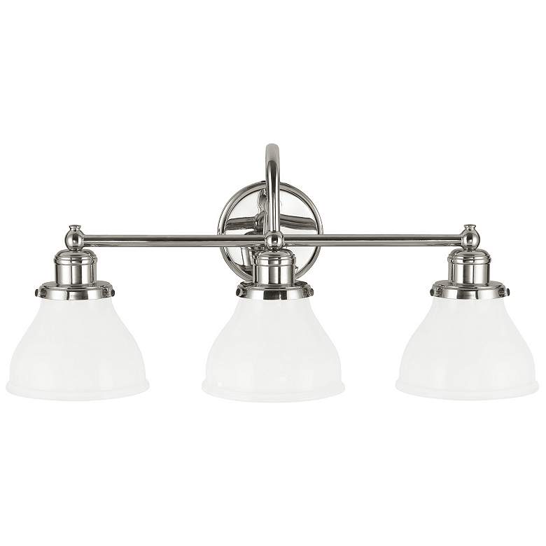 Image 1 Capital Lighting Baxter 3 Light Vanity Polished Nickel