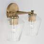 Capital Lighting Beau 2 Light Vanity Aged Brass