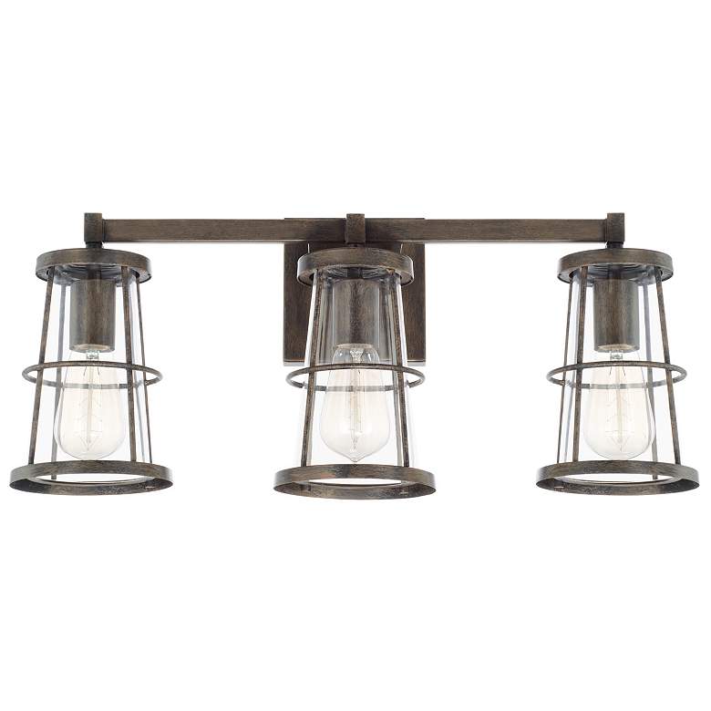 Image 1 Capital Lighting Beaufort 3 Light Vanity Nordic Grey