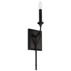 Capital Lighting Bentley 1 Light Sconce Black Iron