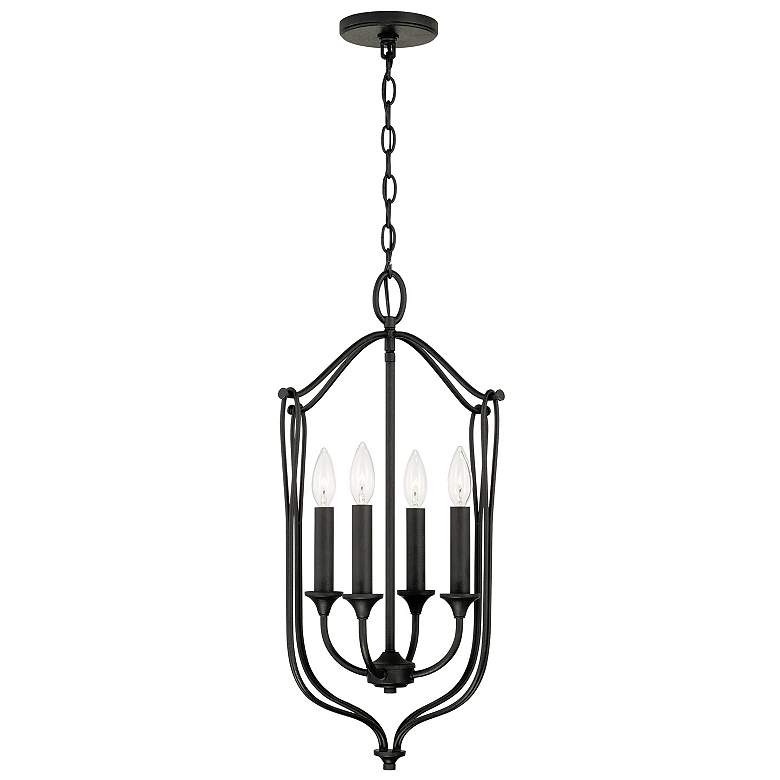 Image 2 Capital Lighting Bentley 4 Light Foyer Black Iron
