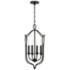 Capital Lighting Bentley 4 Light Foyer Black Iron