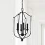 1_Capital Lighting Bentley 4 Light Foyer Black Iron