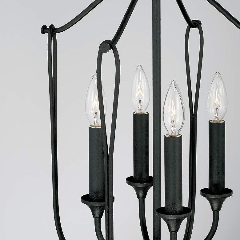 Image 3 Capital Lighting Bentley 4 Light Foyer Black Iron more views