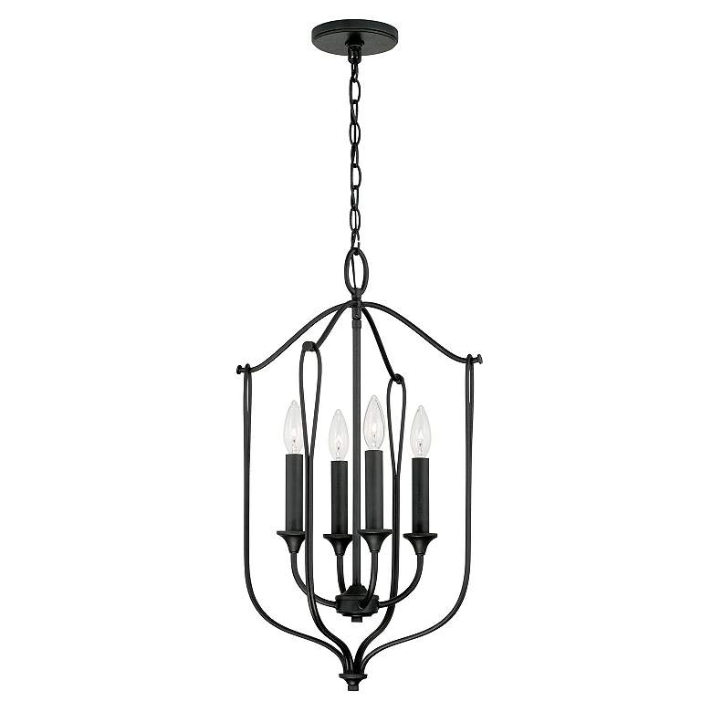 Image 4 Capital Lighting Bentley 4 Light Foyer Black Iron more views