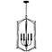 Capital Lighting Bentley 4 Light Foyer Black Iron