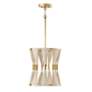5_Capital Lighting Bianca 1 Light Pendant Bleached Natural/Patinaed Brass more views