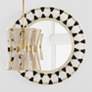 7_Capital Lighting Bianca 1 Light Pendant Bleached Natural/Patinaed Brass more views