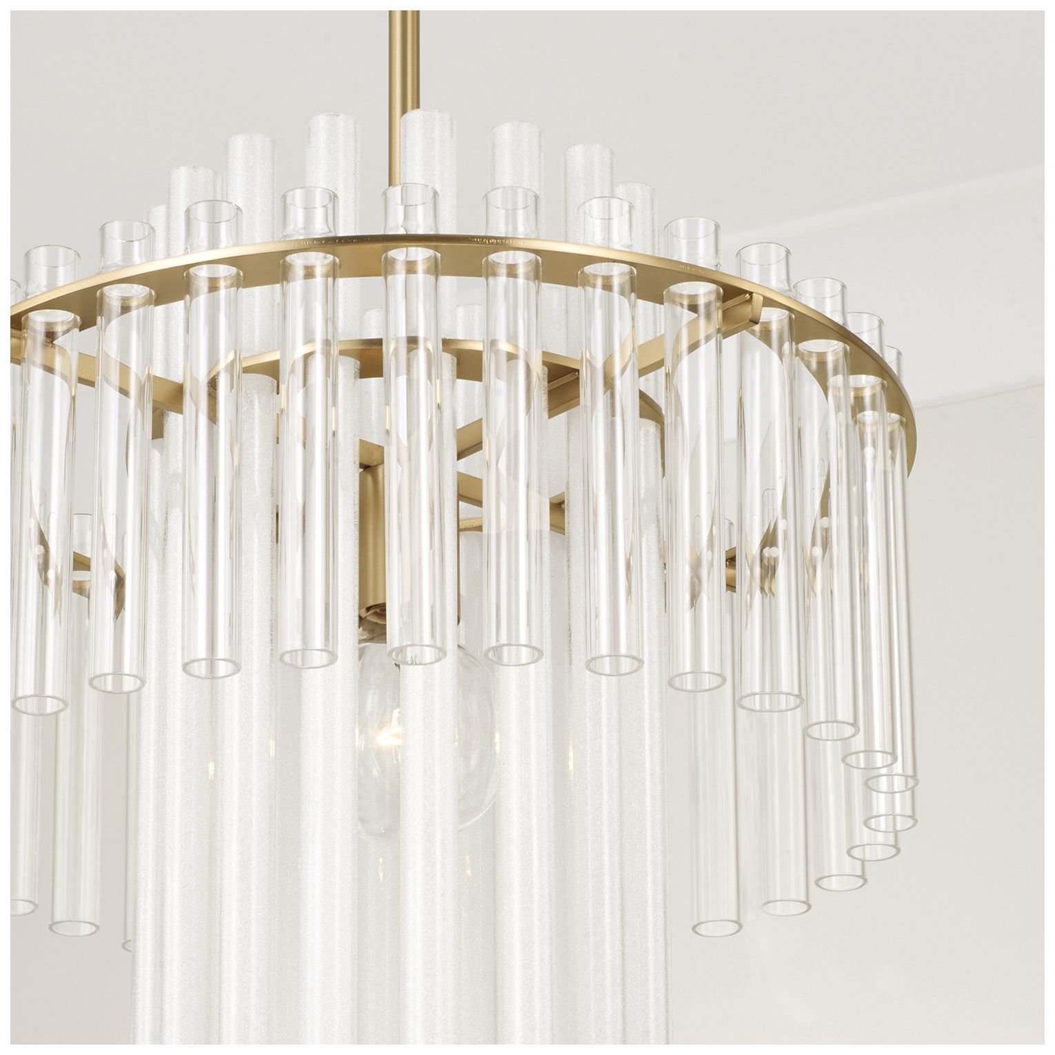 Image 3 Capital Lighting Blair 1 Light Pendant 15" Aged Brass more views