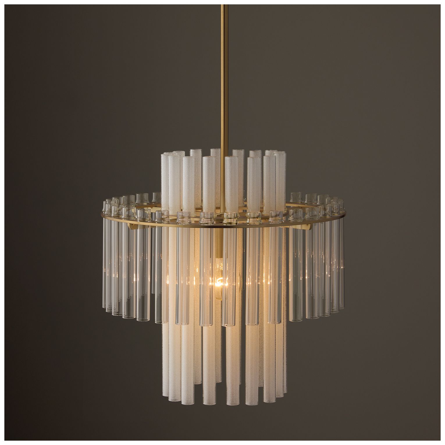 Image 4 Capital Lighting Blair 1 Light Pendant 15" Aged Brass more views