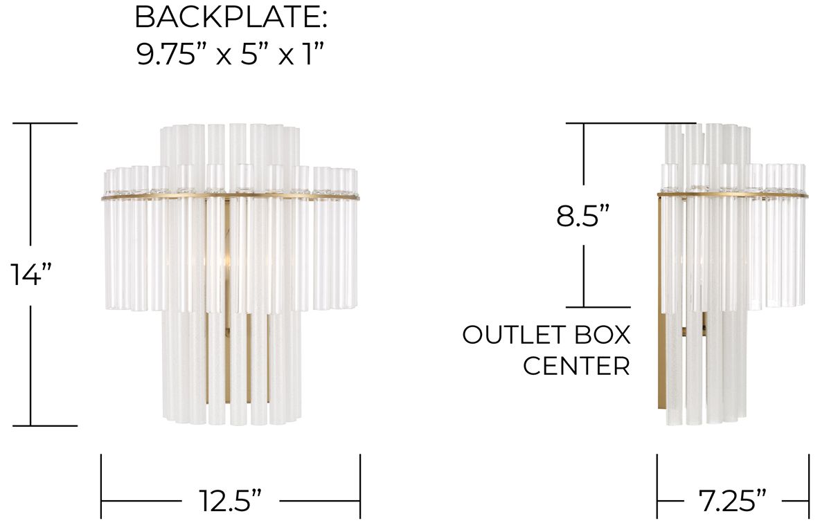 Image 6 Capital Lighting Blair 1 Light Sconce 12 more views