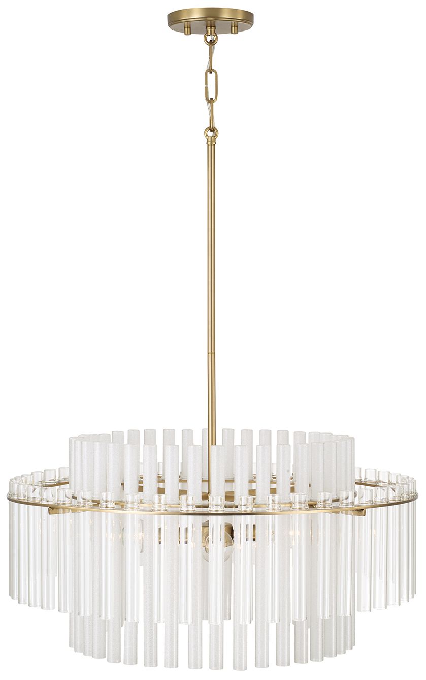 Image 4 Capital Lighting Blair 4 Light Pendant 24" Aged Brass more views