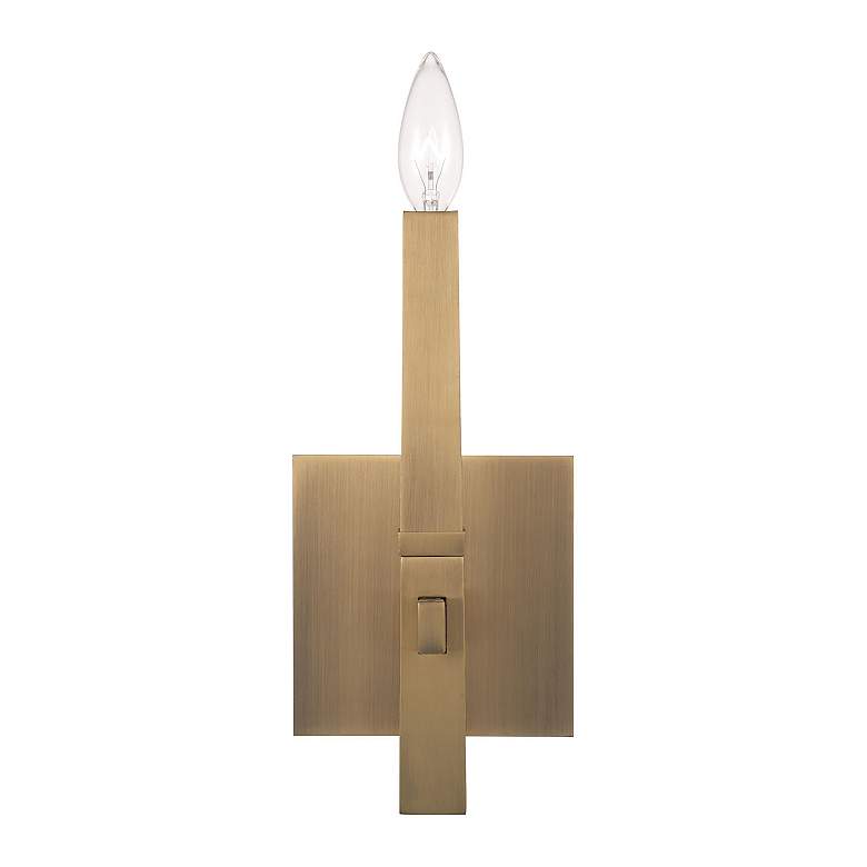 Image 4 Capital Lighting Blake 1 Light Sconce Aged Brass more views