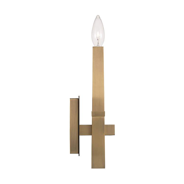 Image 5 Capital Lighting Blake 1 Light Sconce Aged Brass more views