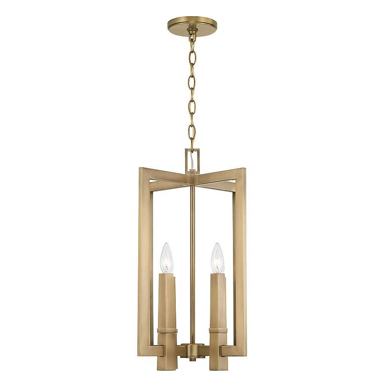 Image 4 Capital Lighting Blake 4 Light Foyer Aged Brass more views