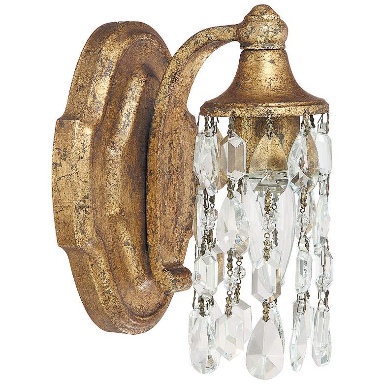 Image 1 Capital Lighting Blakely 1 Light Sconce Antique Gold