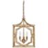 Capital Lighting Blakely 12 1/4" Gold Square Lantern Foyer Chandelier