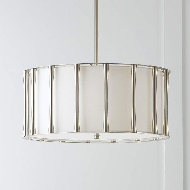Image 3 Capital Lighting Bodie 24 1/2" Wide Brushed Nickel Pendant Light more views