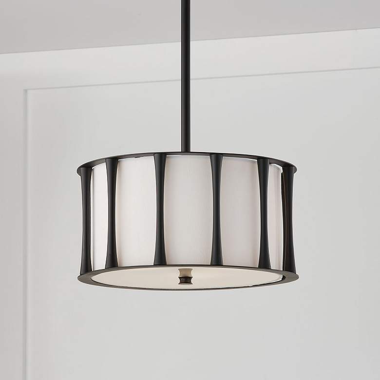 Image 3 Capital Lighting Bodie 3 Light Semi-Flush Matte Black more views