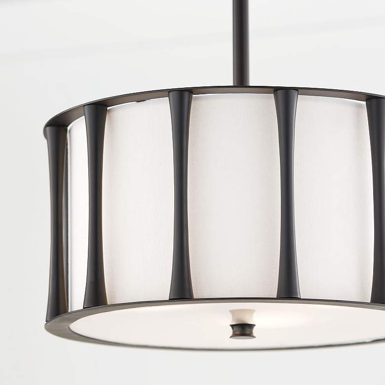 Image 4 Capital Lighting Bodie 3 Light Semi-Flush Matte Black more views