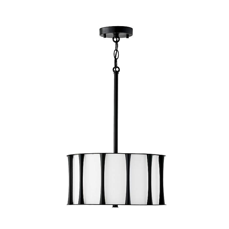 Image 5 Capital Lighting Bodie 3 Light Semi-Flush Matte Black more views