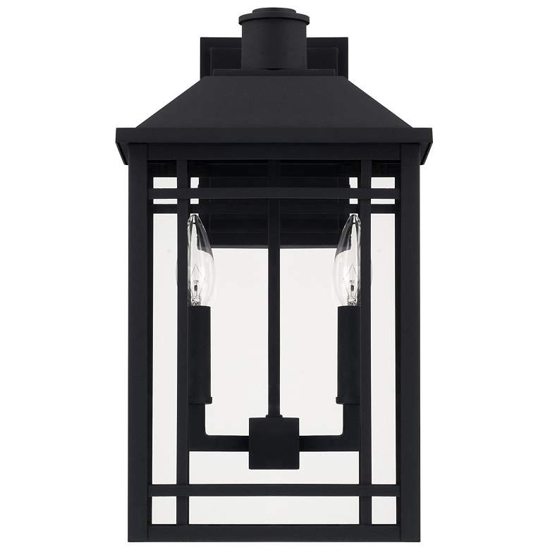 Image 1 Capital Lighting Braden 2 Light Outdoor Wall-Lantern Black