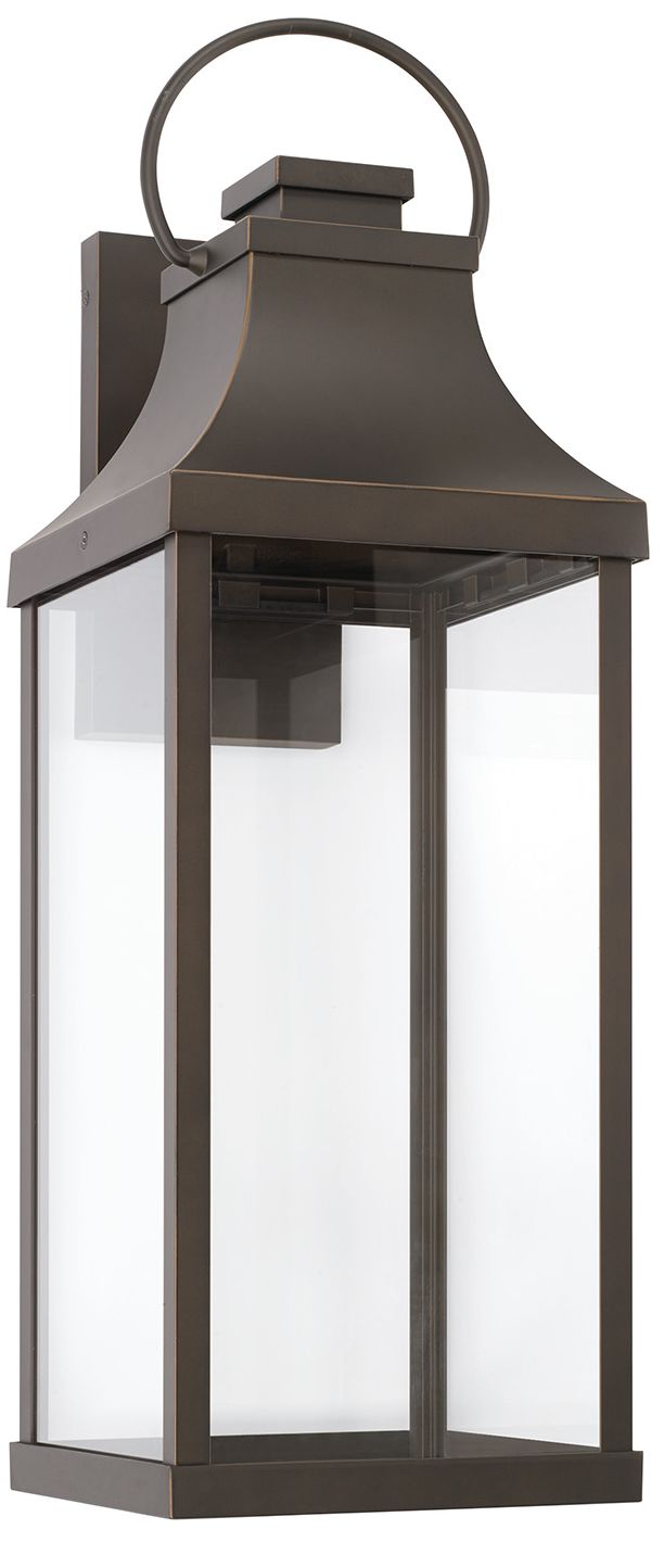 Capital Lighting Bradford 1 Light Outdoor Wall-Lantern Oiled Bronze