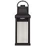 2_Capital Lighting Bradford 17 1/4" High Black Outdoor Wall Lantern