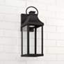 Thumbnail1 of Capital Lighting Bradford 17 1/4" High Black Outdoor Wall Lantern