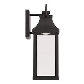 Image5 of Capital Lighting Bradford 17 1/4" High Black Outdoor Wall Lantern more views