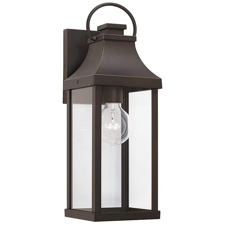 Image 2 Capital Lighting Bradford 17 1/4" High Oiled Bronze Outdoor Wall Light