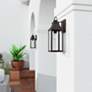 3_Capital Lighting Bradford 17 1/4" High Oiled Bronze Outdoor Wall Light more views