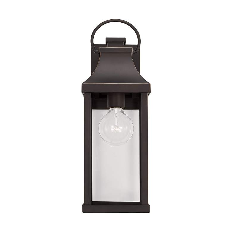 Image 6 Capital Lighting Bradford 17 1/4" High Oiled Bronze Outdoor Wall Light more views