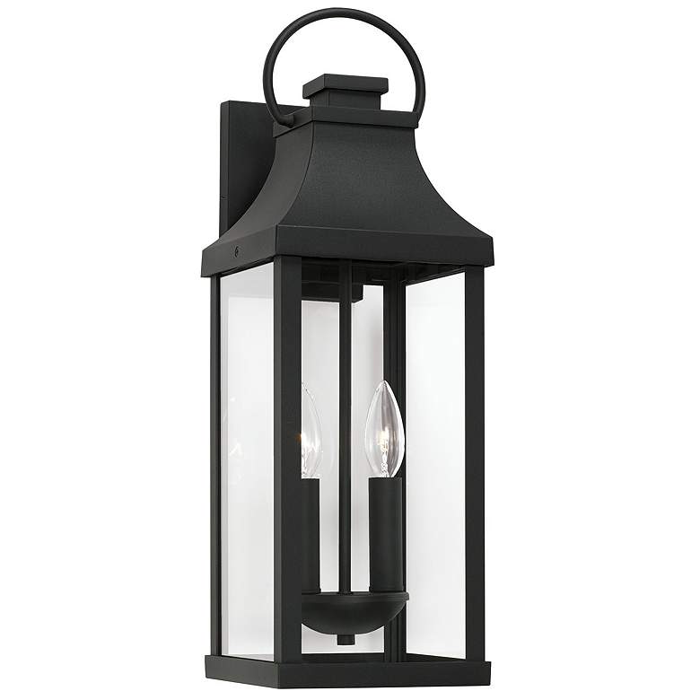 Image 2 Capital Lighting Bradford 20 3/4" Black 2-Light Outdoor Wall Light