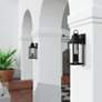 3_Capital Lighting Bradford 20 3/4" Black 2-Light Outdoor Wall Light more views