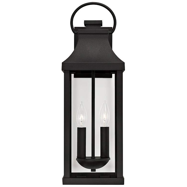 Image 4 Capital Lighting Bradford 20 3/4" Black 2-Light Outdoor Wall Light more views