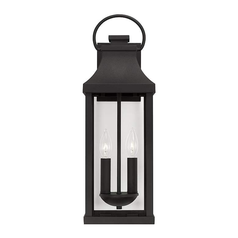 Image 6 Capital Lighting Bradford 20 3/4" Black 2-Light Outdoor Wall Light more views