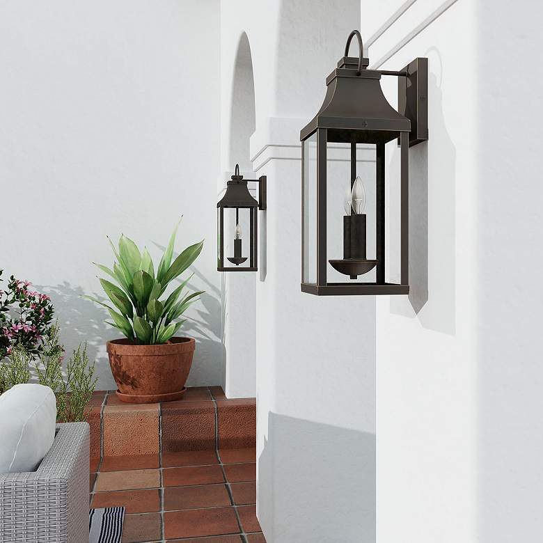 Image 3 Capital Lighting Bradford 20 3/4" Bronze 2-Light Outdoor Wall Light more views