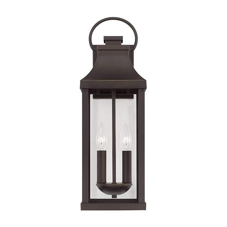 Image 6 Capital Lighting Bradford 20 3/4" Bronze 2-Light Outdoor Wall Light more views