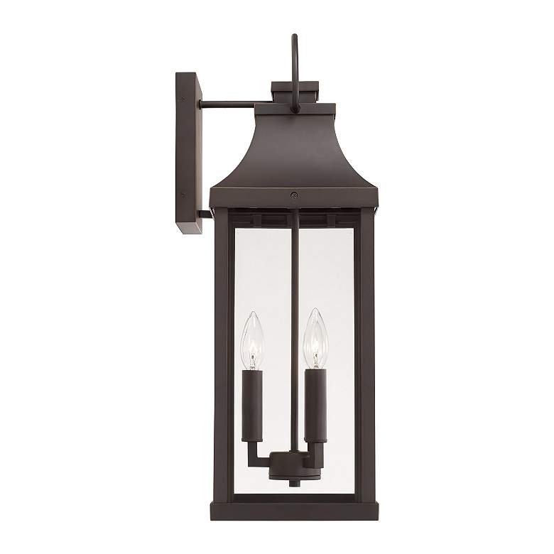 Image 4 Capital Lighting Bradford 24" High 3-Light Bronze Outdoor Wall Lantern more views