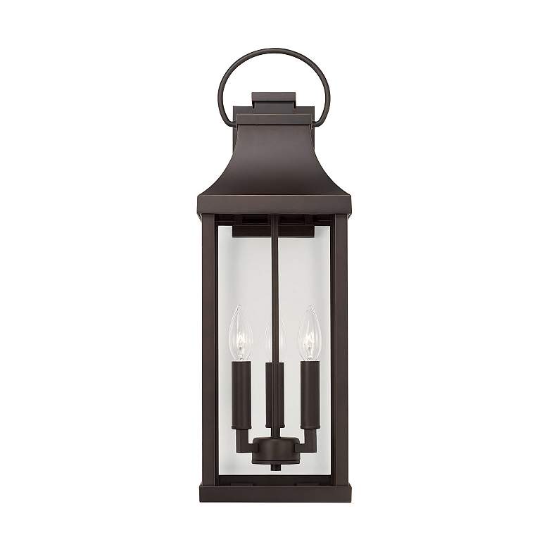 Image 5 Capital Lighting Bradford 24" High 3-Light Bronze Outdoor Wall Lantern more views