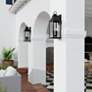 Thumbnail3 of Capital Lighting Bradford 27" High 4-Light Black Outdoor Wall Lantern more views