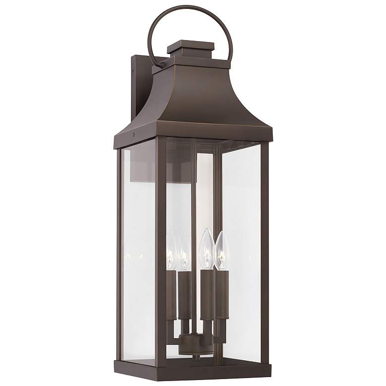 Image 2 Capital Lighting Bradford 27" High Oiled Bronze Outdoor Wall Lantern